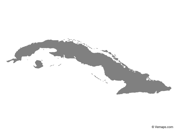 Mapa de Cuba